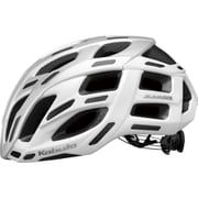 FLEX-AIR(フレックス・エアー) 自転車用ヘルメット マットホワイトシルバー S/Mサイズ(55-58cm)