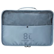 MLS906-BLGY [MILESTO UTILITY 圧縮パッキングオーガナイザーダブルポケット 8L×2 ブルーグレー]