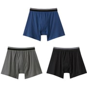 メンズゆったりニットトランクス 3色組 L