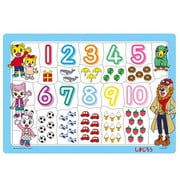TC27-673 チャイルドパズル しまじろうと すうじで あそぼうよ [ジグソーパズル]