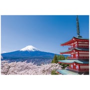 ポストカード 寺と富士山 PCR-134
