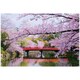 ポストカード 城と桜 PCR-136