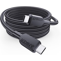 Anker USB-C ＆ USB-C ケーブル 高耐久ナイロン 1.8m ブラック A81C6011