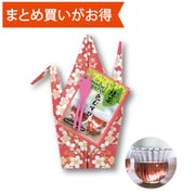 緑茶色むすび 折り鶴 さくら アルミパック1個（ティーパック3P） [期限切迫商品（賞味期限：2025年5月31日）]