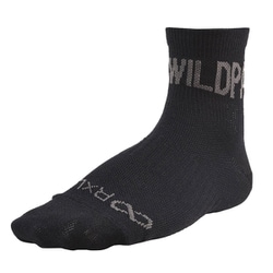 WILD PAPER R 和紙 ランニング MID ソックス ラウンド JPS1001 10 ブラック Mサイズ [ランニングウェア ソックス ユニセックス]