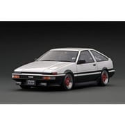 IG3283 1/18 トヨタ スプリンター トレノ 3Dr GT Apex AE86 ホワイト/ブラック AD-Wheel [レジンキャストミニカー]