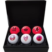 紅白ギフトセット 和柄 6個入り [ゴルフボール]