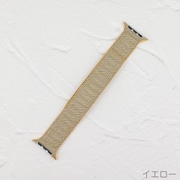 IQ-AW033B41-YE [Apple Watch ファブリック マグネットベルト （033） 41/40/38mm イエロー]