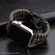 IQ-AW037B45-KH [Apple Watch アウトドア ナイロンバンド （037） 45/44/42mm カーキ]