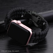 IQ-AW037B45-BK [Apple Watch アウトドア ナイロンバンド （037） 45/44/42mm ブラック]