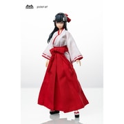 HASUKI POCKET ART シリーズ PA005 退魔巫女 椿 [塗装済可動フィギュア]