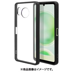 7783AS8HABKFWH [AQUOS sense8用 ケースカバー ハイブリッド TPU×アクリル RHINO ライノ 耐衝撃吸収 MIL規格 ブラック×フロストホワイト]