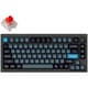 Q1 Pro QMK/VIA ワイヤレス カスタム・メカニカルキーボード ノブバージョン - RGB - US配列（テンキーレス）- 組み立て済み/カーボンブラック/Keychron K Pro スイッチ（ホットスワップ）赤軸 Q1P-M1-US