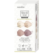 BRILLIANTMAKEUP マスク 3D立体型 4色アソート 02番 28枚