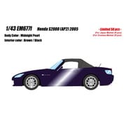 EM677I 1/43 ホンダ S2000 AP2 2005 ミッドナイトパープル [レジンキャストミニカー]
