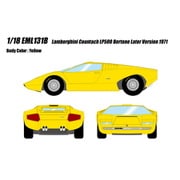 EML131B 1/18 ランボルギーニ カウンタック LP500 ベルトーネ 1971 後期型 [レジンキャストミニカー]