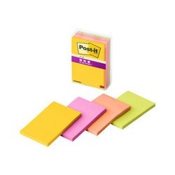 ポストイット（Post it）強粘着ノート付箋（ふせん）CYSマルチカラー6 656SS-MC-6N