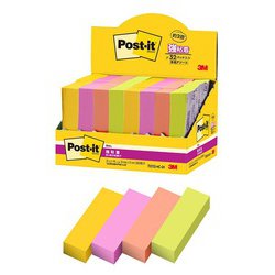 ポストイット（Post it）強粘着見出し付箋（ふせん）CYSマルチカラー6 増量タイプ 7001SS-MC-6N