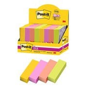 ポストイット（Post it）強粘着見出し付箋（ふせん）CYSマルチカラー6 増量タイプ 7001SS-MC-6N