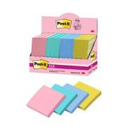 ポストイット(Post it)強粘着ノート付箋(ふせん)CYSマルチカラー3 増量タイプ 6541SS-MC-3N