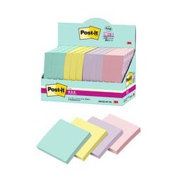 ポストイット（Post it）強粘着ノート付箋（ふせん）CYSマルチカラー5 増量タイプ 6541SS-MC-5N