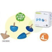 缶入り木のおもちゃ ヒネリコマ