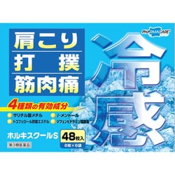 ホルキスクールS 48枚 [第3類医薬品 冷湿布 ※セルフメディケーション税制対象商品]