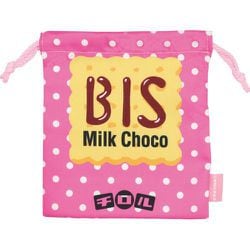 FRK905 お菓子パッケージ 巾着 チロルチョコ ビスケット [キャラクターグッズ]