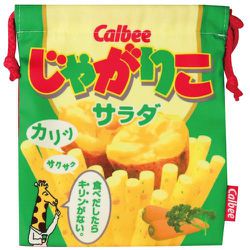 FRK908 お菓子パッケージ 巾着 じゃがりこ [キャラクターグッズ]