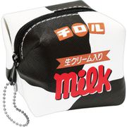 SNP036 お菓子パッケージ キューブ ラブリーポーチ チロルチョコ ミルク [キャラクターグッズ]