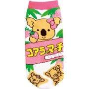 JGS0155 お菓子パッケージ ソックス 22～24cm コアラのマーチ いちご [キャラクターグッズ]