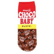 JGS0371 お菓子パッケージ ソックス 22～24cm チョコベビー [キャラクターグッズ]
