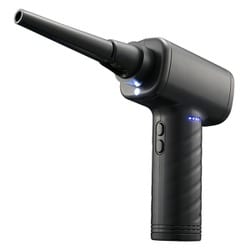 充電式電動エアダスター LEDライト付き ブラック OA-MAD01-K