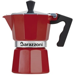 La CAFFETTIERA 直火式エスプレッソメーカー1カップ用 レッド 83000550130
