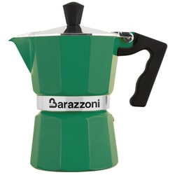 La CAFFETTIERA 直火式エスプレッソメーカー3カップ用 グリーン 83000550344