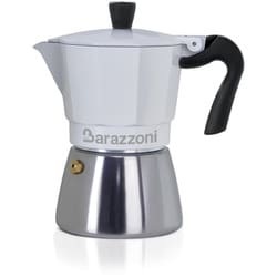 La CAFFETTIERA IH対応ハイブリッドエスプレッソコーヒーメーカー 6カップ用 ホワイト 830005106