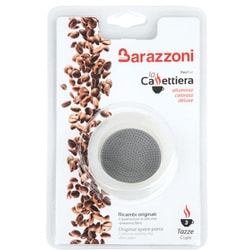 La CAFFETTIERA ステンレスエスプレッソメーカー交換用パーツ 4カップ用 パッキン＆フィルター CT89000110