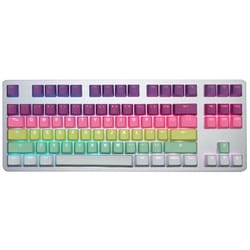 レインボーシャーベット キーキャップセット Cherry社製のメカニカルキーボードと互換 th-rainbow-sherbet-keycap-set