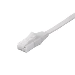 ツメの折れないLANケーブル カテゴリー6a ストレート フラットタイプ 2m ホワイト BSLS6AFU20WH