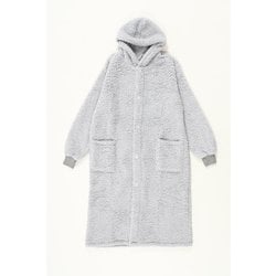 着る毛布ロング丈 L グレー 326053013900