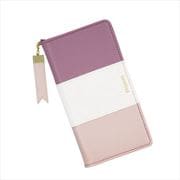 TR-PIX8-MA [Google Pixel 8用 ケース 手帳型 トリコロール スマホケース マカロンモーヴ]