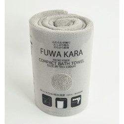 FUWAKARA（フワカラ） マイクロファイバー ミニバスタオル グレー ZGMFT-145MBT GY
