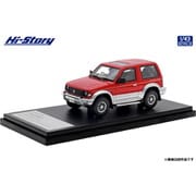 HS446RE 1/43 三菱 パジェロ メタルトップワイド XR-II 1991 ビーナスレッド/グレースシルバー [レジンキャストミニカー]