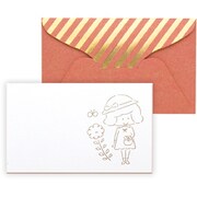 メッセージカード封筒セット mizutama 女の子 351647