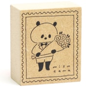 切手風はんこ 大 mizutama パンダ 351655