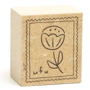 切手風はんこ 小 mizutama おはな 351657
