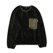 2327804 [アタタカフリースクルーネックT 19BLACK メンズ Lサイズ]