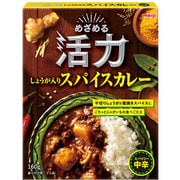 めざめる活力 しょうが入りスパイスカレー 中辛 160g [レトルトカレー]