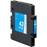 互換インクカートリッジ リコー GC43C シアン(顔料) PLE-RC43C