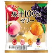 果汁100％ ゼリー 15g×30個